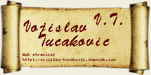 Vojislav Tucaković vizit kartica
